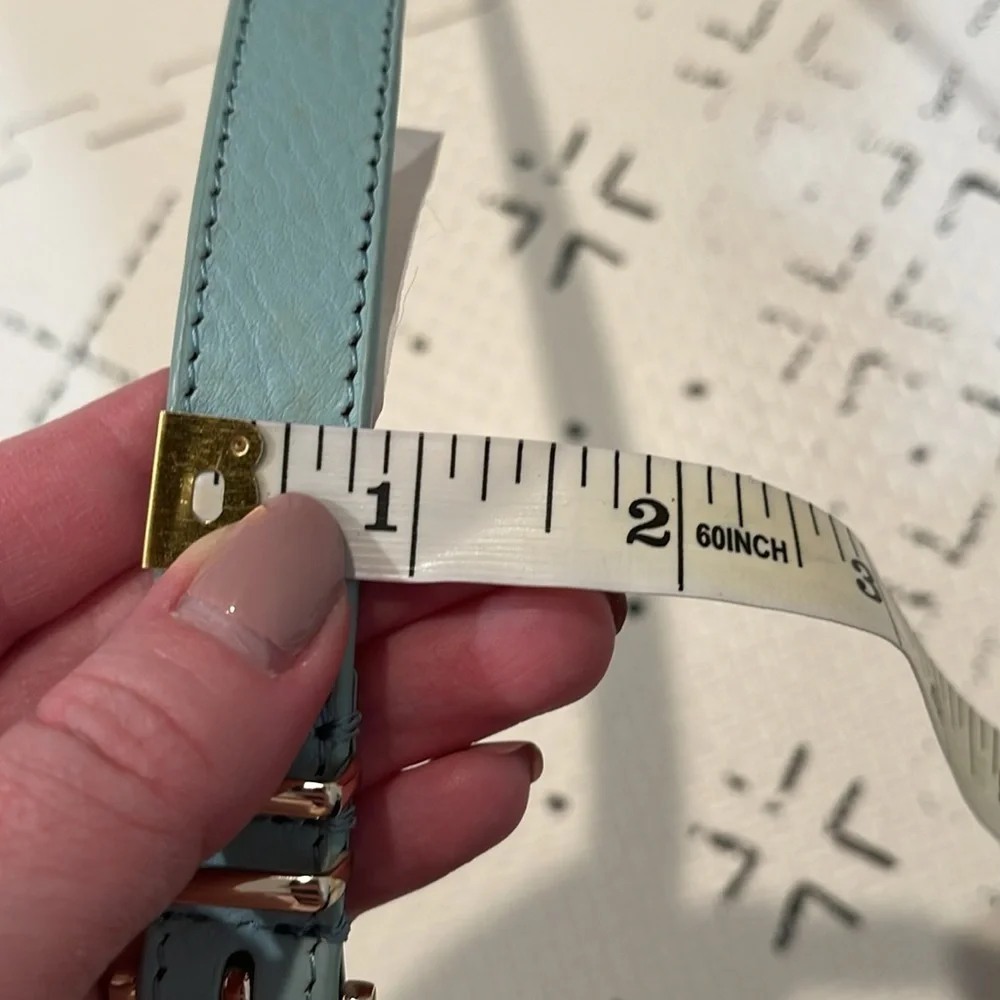 Talbots teal‎ belt small/ 38”